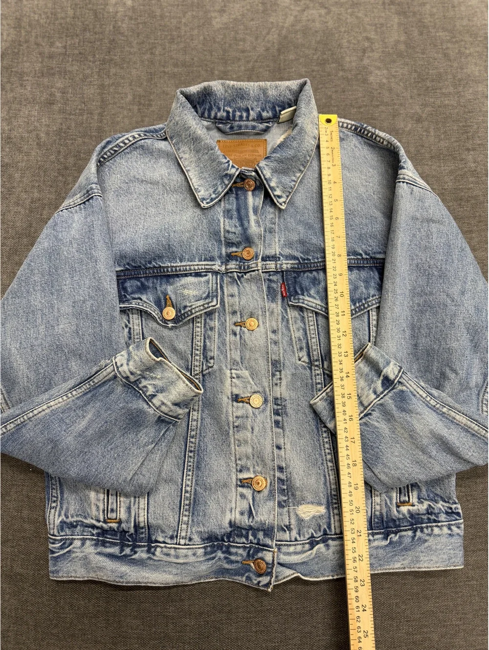 Levi's Premium Italian Denim Blue Jean Jacket Size S